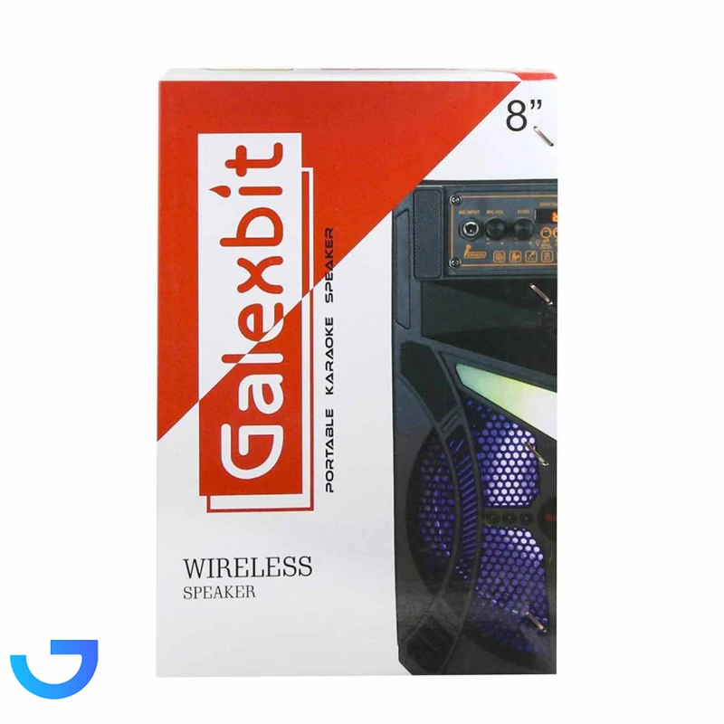 قیمت و خرید اسپیکر چمدانی 8 اینچی گلکسبیت مدل GS20 | فروشگاه آریا
