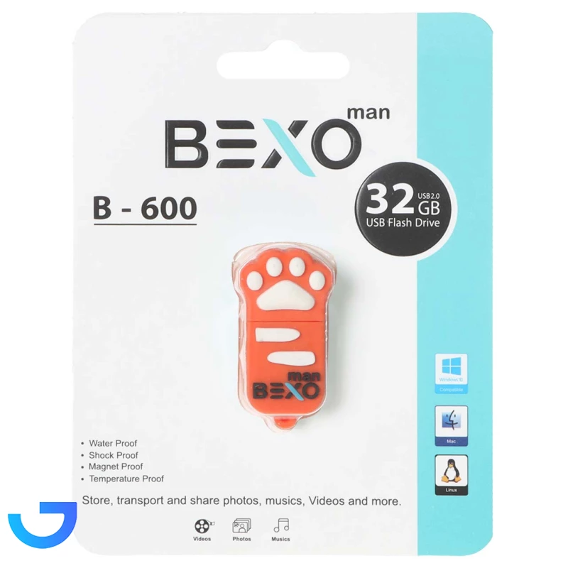 قیمت و خرید فلش مموری بکسو مدل B-600 با ظرفیت 32 گیگابایت - USB2.0 | فروشگاه آریا