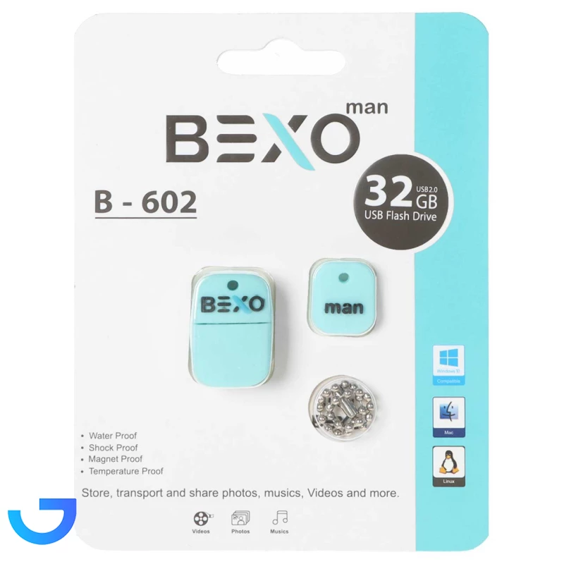 قیمت و خرید فلش مموری بکسو B-602 با ظرفیت 32 گیگابایت - USB2.0 | فروشگاه آریا