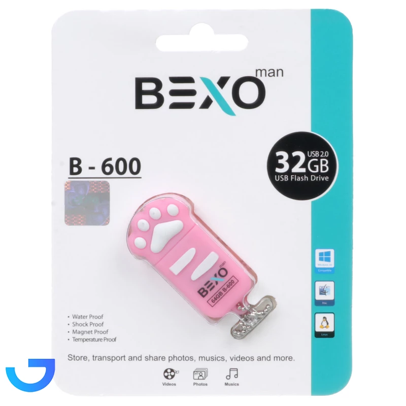 قیمت و خرید فلش مموری بکسو مدل B-600 با ظرفیت 32 گیگابایت - USB2.0 | فروشگاه آریا