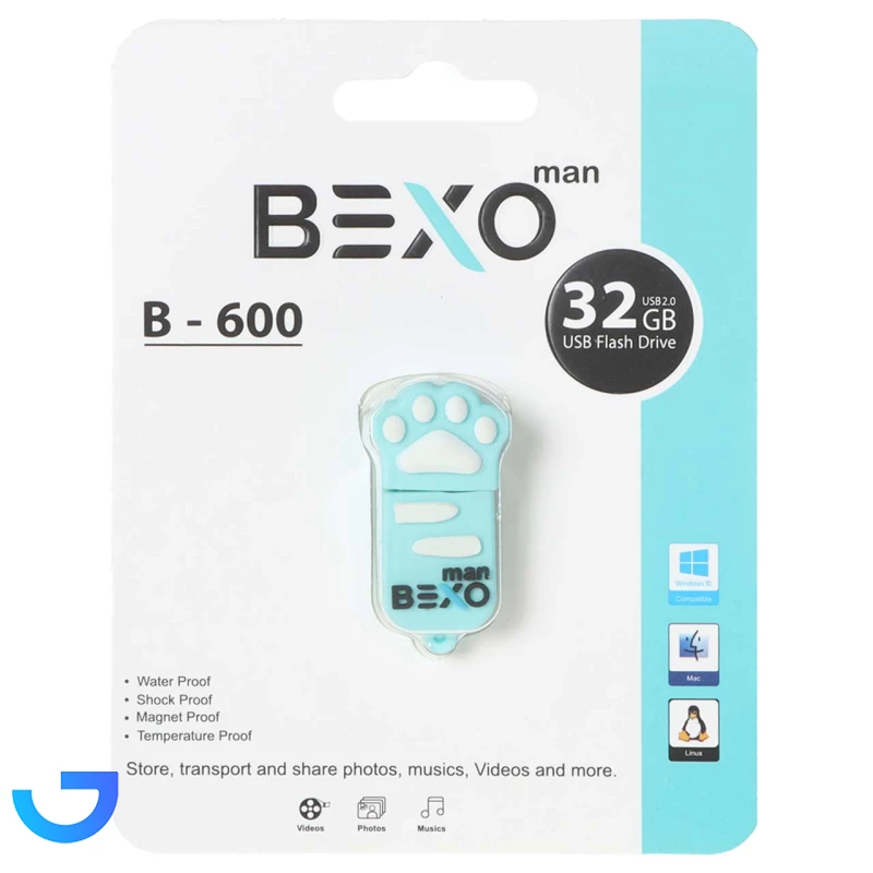 قیمت و خرید فلش مموری بکسو مدل B-600 با ظرفیت 32 گیگابایت - USB2.0 | فروشگاه آریا