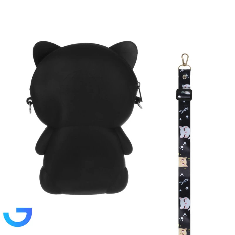 قیمت و خرید کیف رودوشی فانتزی سیلیکونی بزرگ طرح گربه2 | فروشگاه آریا