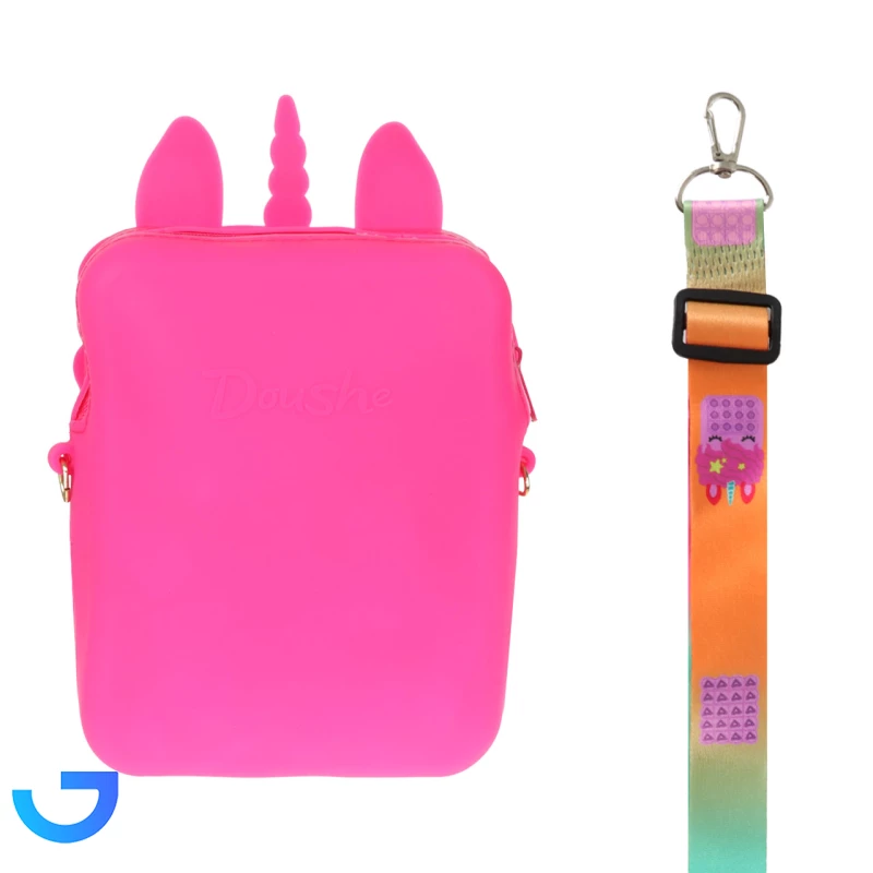 قیمت و خرید کیف رودوشی فانتزی سیلیکونی بزرگ پاپیت طرح تک شاخ | فروشگاه آریا