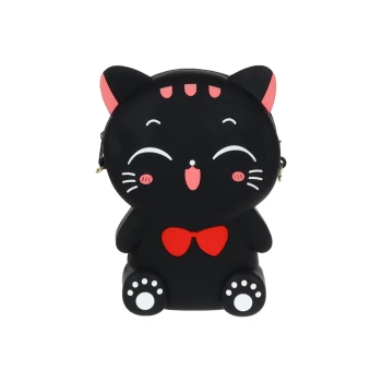 کیف رودوشی فانتزی سیلیکونی بزرگ طرح گربه2 | فروشگاه آریا