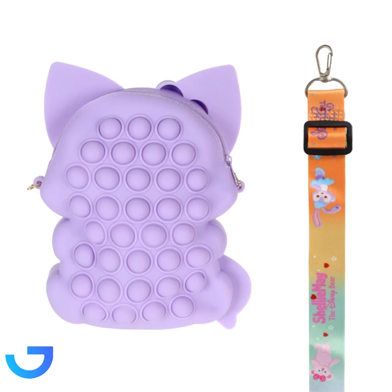 قیمت و خرید کیف رودوشی فانتزی سیلیکونی بزرگ پاپیت طرح گربه 1 | فروشگاه آریا