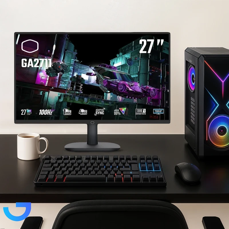 قیمت و خرید مانیتور گیمینگ کولر مستر مدل GA۲۷۱۱ سایز ۲۷ اینچ | فروشگاه آریا