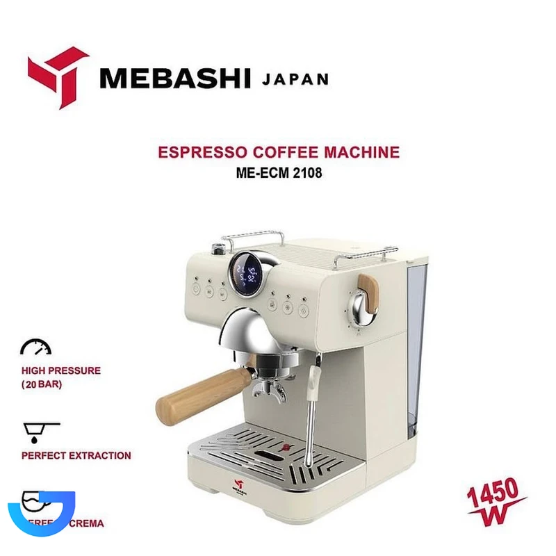 قیمت و خرید اسپرسو ساز خانگی ۱.۵ لیتری مباشی مدل ME-ECM2108 | فروشگاه آریا