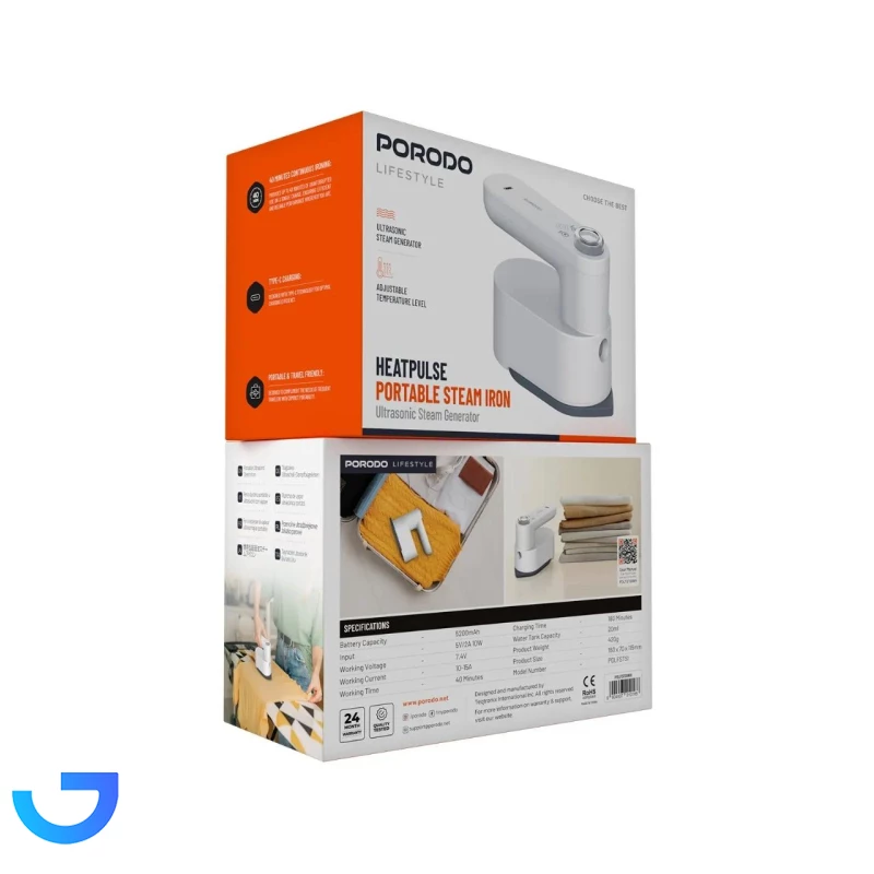 قیمت و خرید اتو بخار مسافرتی 10 وات پرودو مدل PDLFSTSIWH | فروشگاه آریا