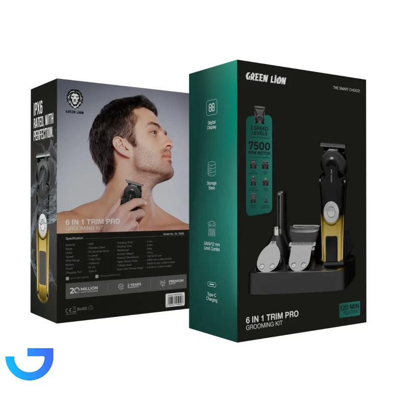 قیمت و خرید ماشین اصلاح مو گرین لاین مدل GN6N1TRMPRBK | فروشگاه آریا