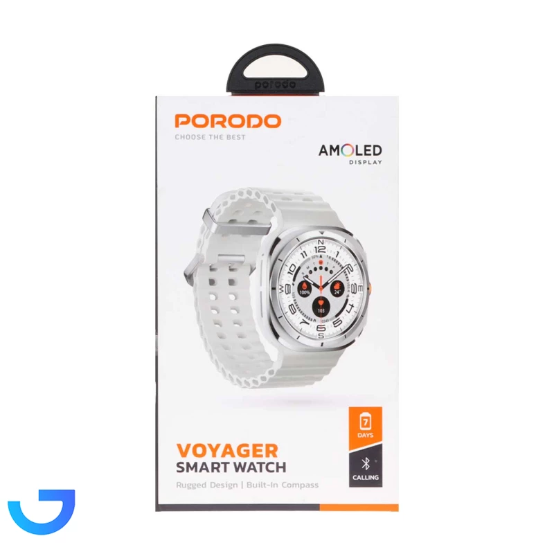 قیمت و خرید ساعت هوشمند 46 میلی متری پرودو مدل Voyager PD-LFST011 با بند سیلیکونی | فروشگاه آریا