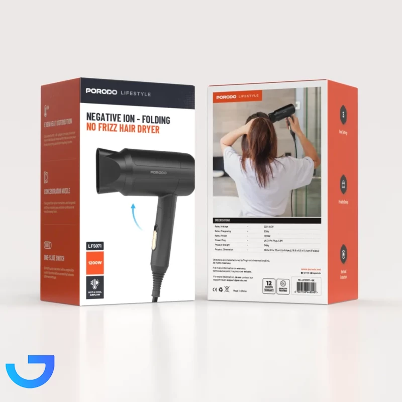 قیمت و خرید سشوار پرودو مدل PD-LFST071-BK | فروشگاه آریا