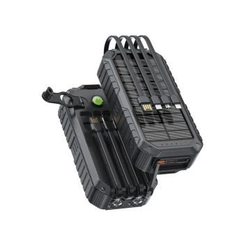 پاوربانک گرین لاین مدل SOLAR MATE GNSOLM20PBK 20W (PD و فست شارژ) | فروشگاه آریا