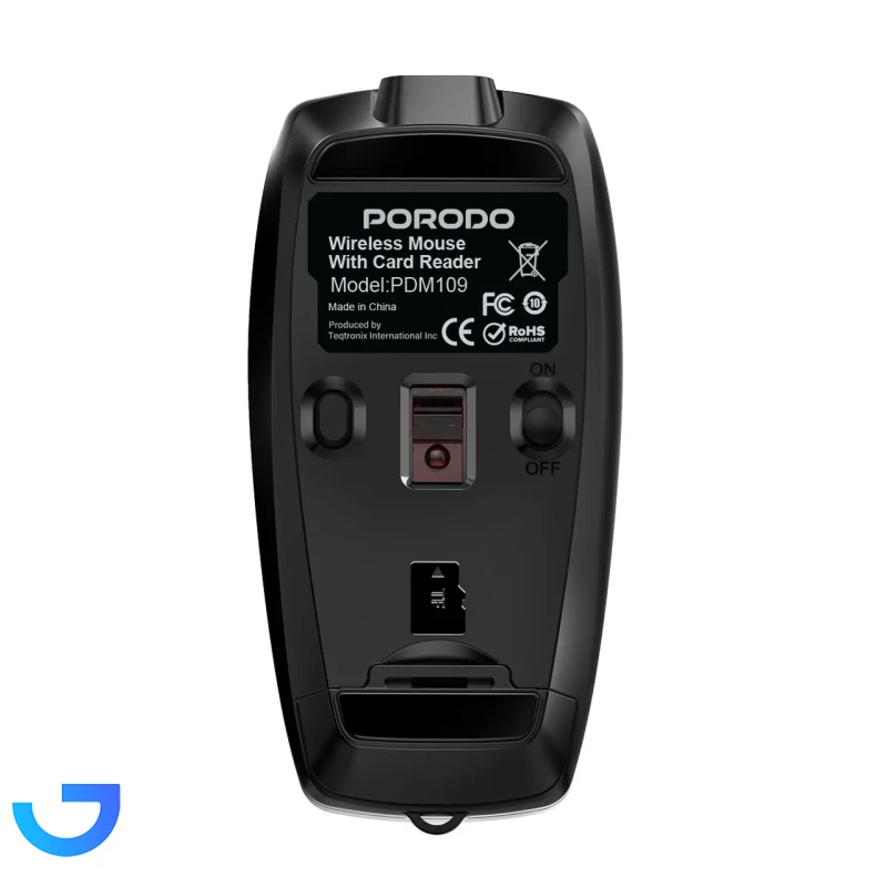 قیمت و خرید ماوس بی سیم و رم ریدر پرودو مدل PDM109BK | فروشگاه آریا