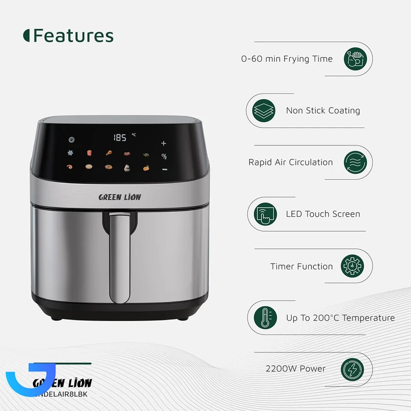 قیمت و خرید هواپز گرین لاین مدل Delux GNDELAIR8LBK | فروشگاه آریا