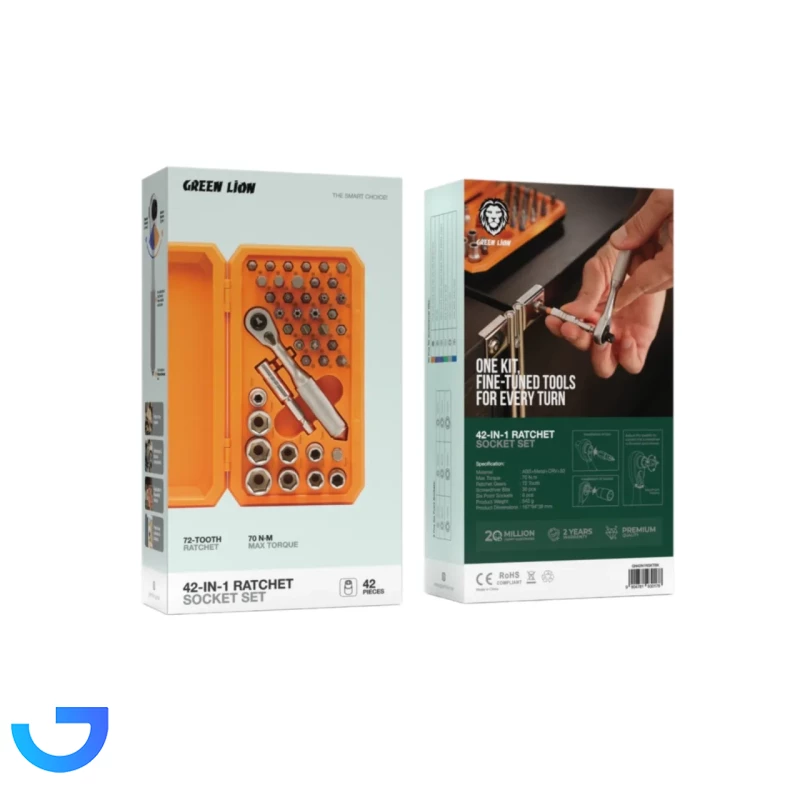 قیمت و خرید ست پیچ گوشتی و آچار گرین لاین مدل GN42N1RSKTBK | فروشگاه آریا