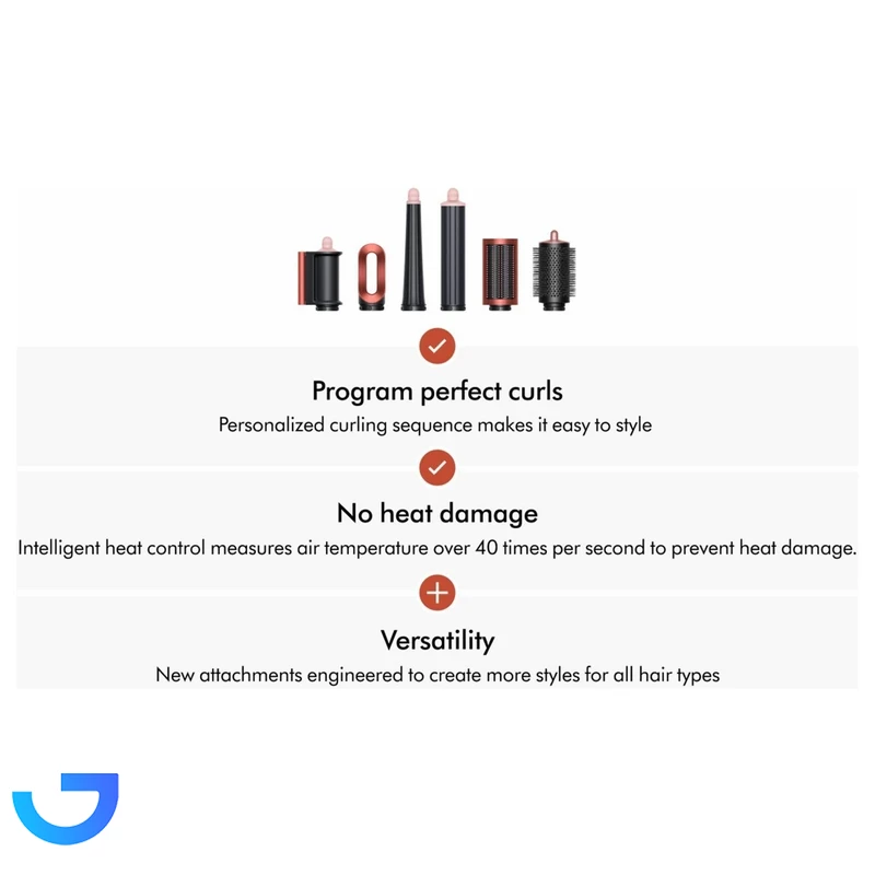 قیمت و خرید سشوار برس دار حالت دهنده دایسون مدل Airwrap id HS08 | فروشگاه آریا