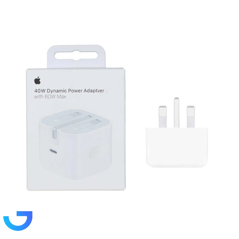 قیمت و خرید شارژر 40 وات اپل مدل Dynamic Power Adapter with 60W Max - اصل چین | فروشگاه آریا