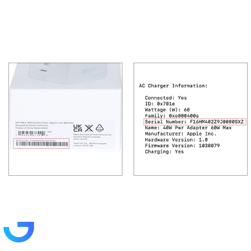 قیمت و خرید شارژر 40 وات اپل مدل Dynamic Power Adapter with 60W Max - اصل چین | فروشگاه آریا