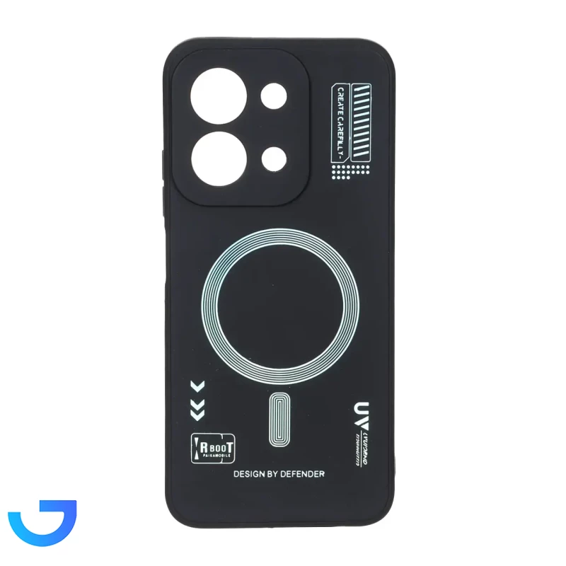 قیمت و خرید قاب Defender طرح مگ سیف هولوگرامی RT محافظ لنزدار مناسب برای Xiaomi Redmi 15C / Poco C85 | فروشگاه آریا