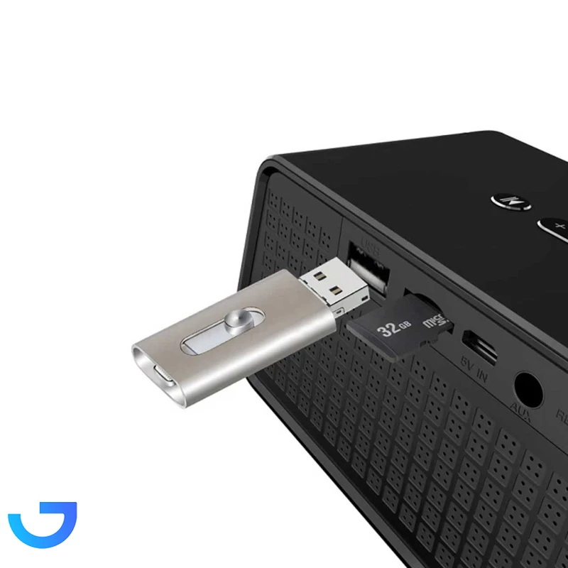 قیمت و خرید اسپیکر بی سیم 6وات یسیدو مدل YSW01 با درگاه رم و USB و AUX | فروشگاه آریا