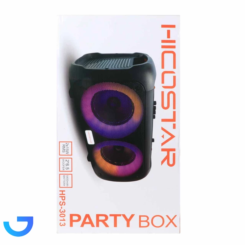 قیمت و خرید اسپیکر بی سیم قابل حمل هایکو استار مدل PARTY BOX HPS-3013 | فروشگاه آریا