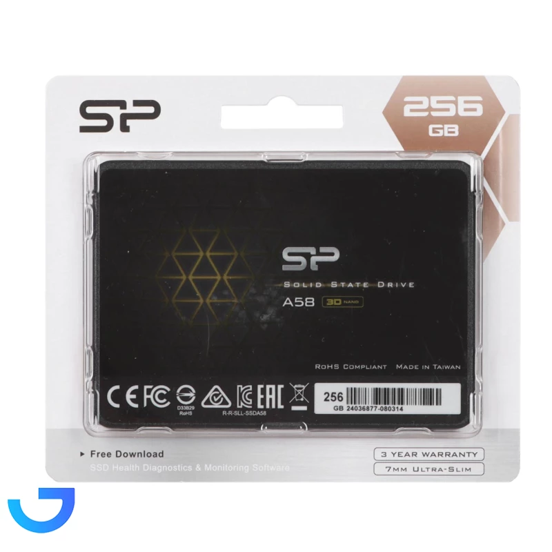 قیمت و خرید اس اس دی اینترنال سیلیکون پاور مدل ACE A58 ظرفیت 256 گیگابایت | فروشگاه آریا