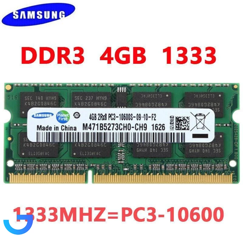 قیمت و خرید رم لپ تاپ DDR۳ تک کاناله ۱۳۳۳ مگاهرتز CL۱۱ سامسونگ مدل PC۳ ظرفیت ۴گیگابایت | فروشگاه آریا
