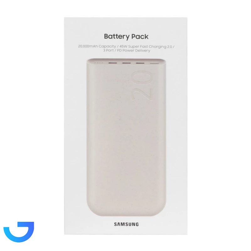 قیمت و خرید پاوربانک سامسونگ 45W 20000mAh مدل EB-P4520 (PD و فست شارژ) | فروشگاه آریا