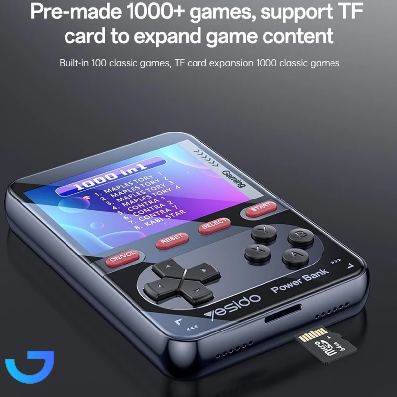 قیمت و خرید کنسول بازی و پاوربانک یسیدو 10000mAh مدل YP87 20W (PD و فست شارژ) | فروشگاه آریا