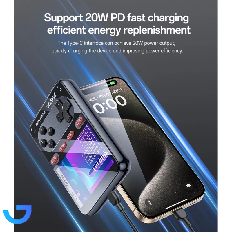 قیمت و خرید کنسول بازی و پاوربانک یسیدو 10000mAh مدل YP87 20W (PD و فست شارژ) | فروشگاه آریا