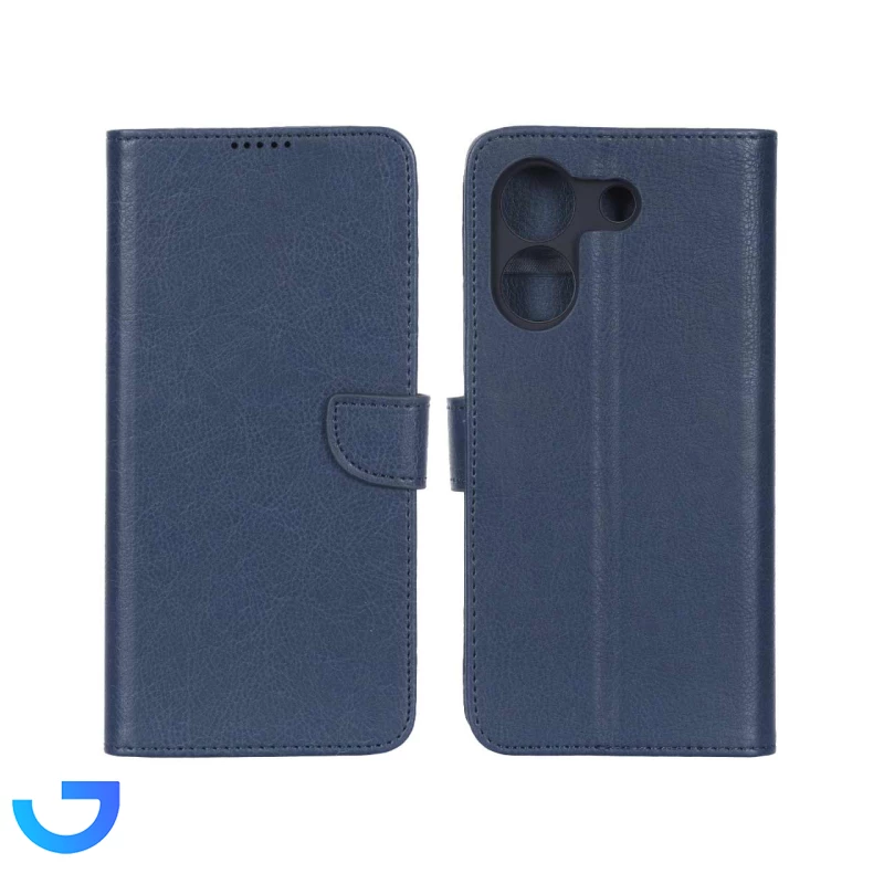 قیمت و خرید کیف چرمی موبایل مگنتی محافظ لنزدار KRF مدل Xiaomi Poco M7 Pro 5G | فروشگاه آریا