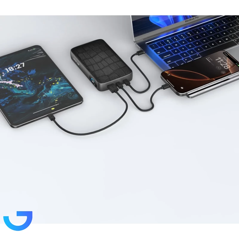 قیمت و خرید پاوربانک گرین لاین 20000mAh مدل VALMONT GNVLM20KPBBK 100W (PD و فست شارژ) | فروشگاه آریا