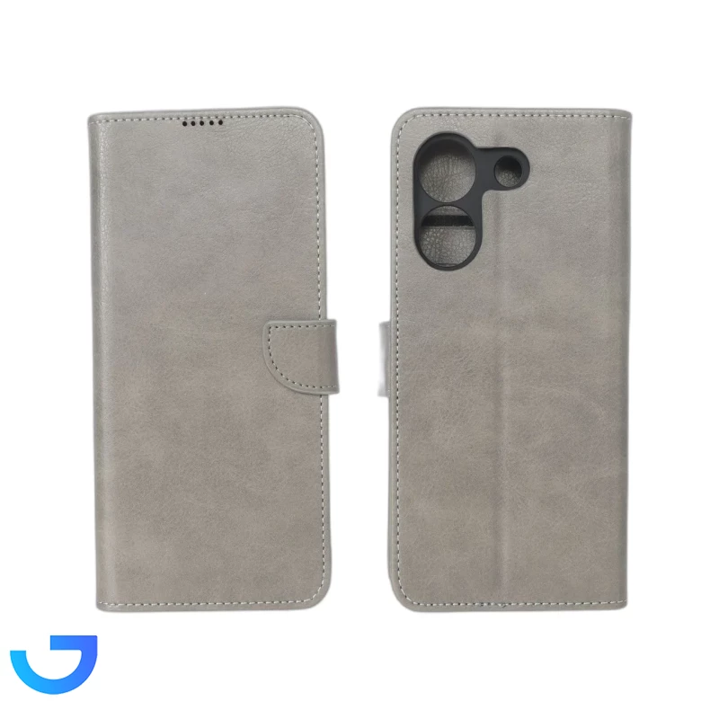 قیمت و خرید کیف چرمی موبایل مگنتی محافظ لنزدار KRF مدل Xiaomi Poco M7 Pro 5G | فروشگاه آریا