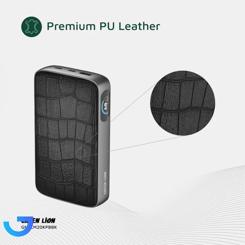 قیمت و خرید پاوربانک گرین لاین 20000mAh مدل VALMONT GNVLM20KPBBK 100W (PD و فست شارژ) | فروشگاه آریا