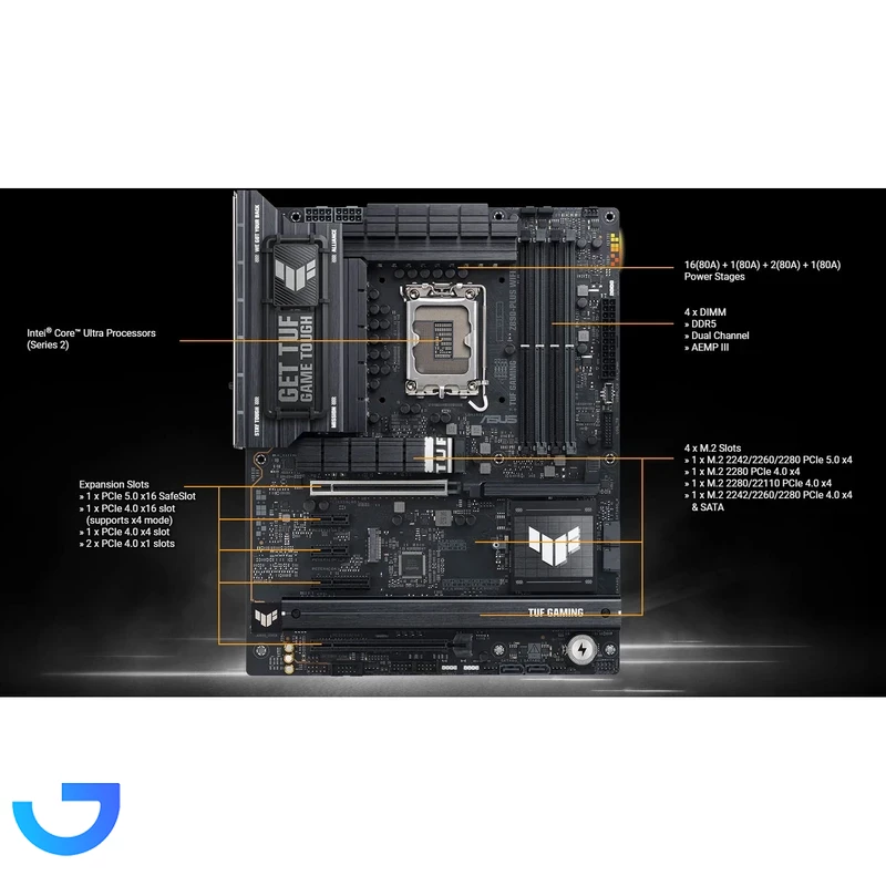 قیمت و خرید مادربرد ایسوس مدل TUF GAMING Z890-PLUS WIFI | فروشگاه آریا