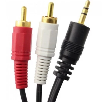 کابل AUX پرومکس ۱ به ۲ به طول 1 متر | فروشگاه آریا