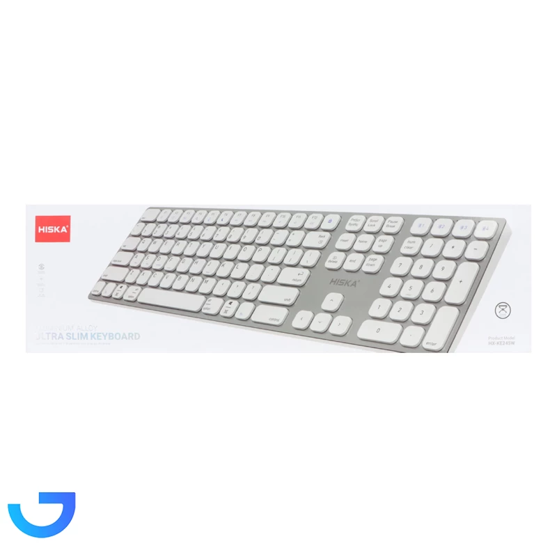 قیمت و خرید کیبورد بی سیم هیسکا مدل HX-KE245W | فروشگاه آریا