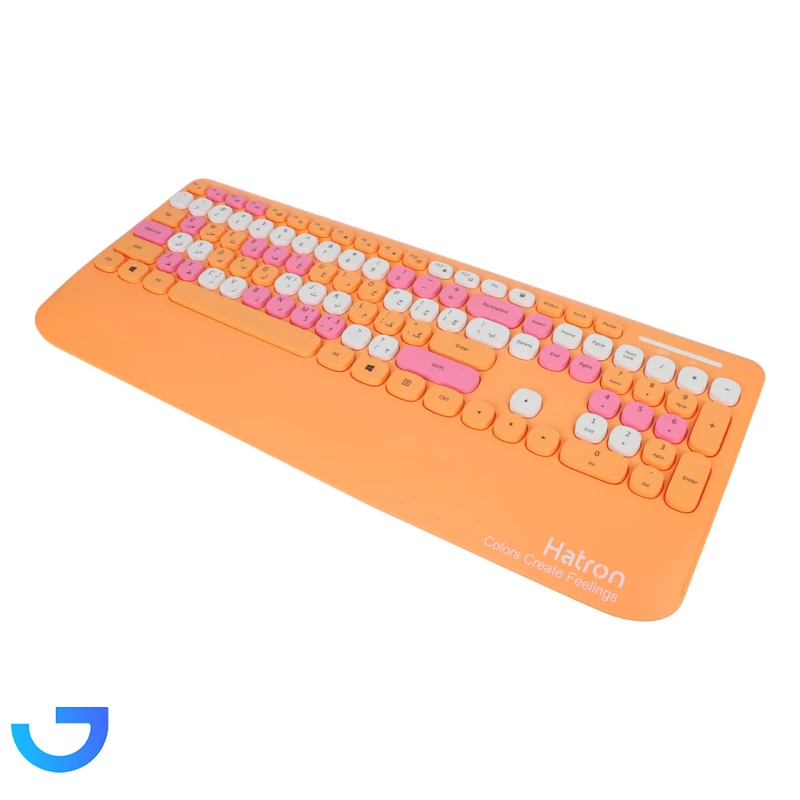 قیمت و خرید کیبورد و ماوس بی سیم هترون مدل HKCW350 | فروشگاه آریا