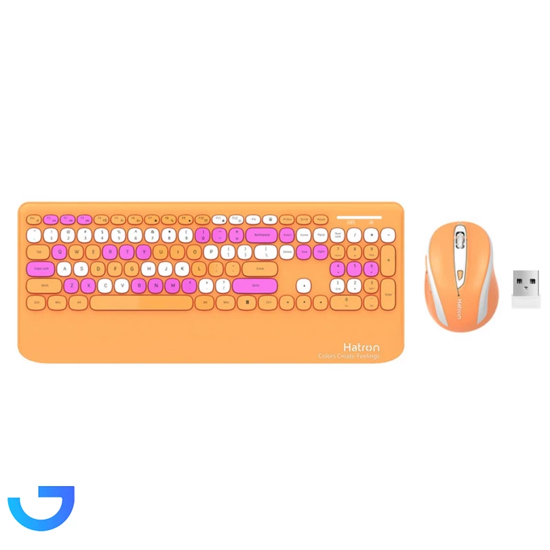 قیمت و خرید کیبورد و ماوس بی سیم هترون مدل HKCW350 | فروشگاه آریا