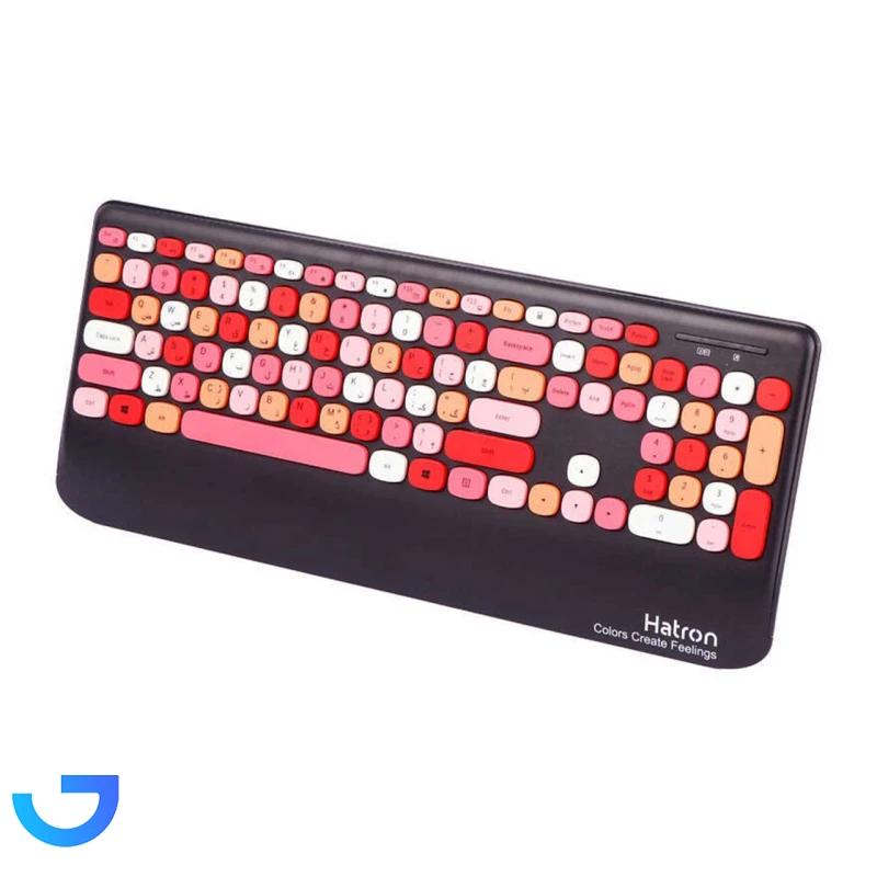 قیمت و خرید کیبورد و ماوس بی سیم هترون مدل HKCW350 | فروشگاه آریا