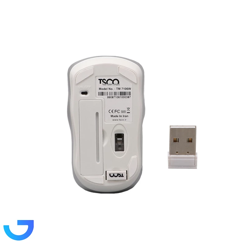 قیمت و خرید کیبورد و ماوس بی سیم تسکو مدل TKM 7106W | فروشگاه آریا