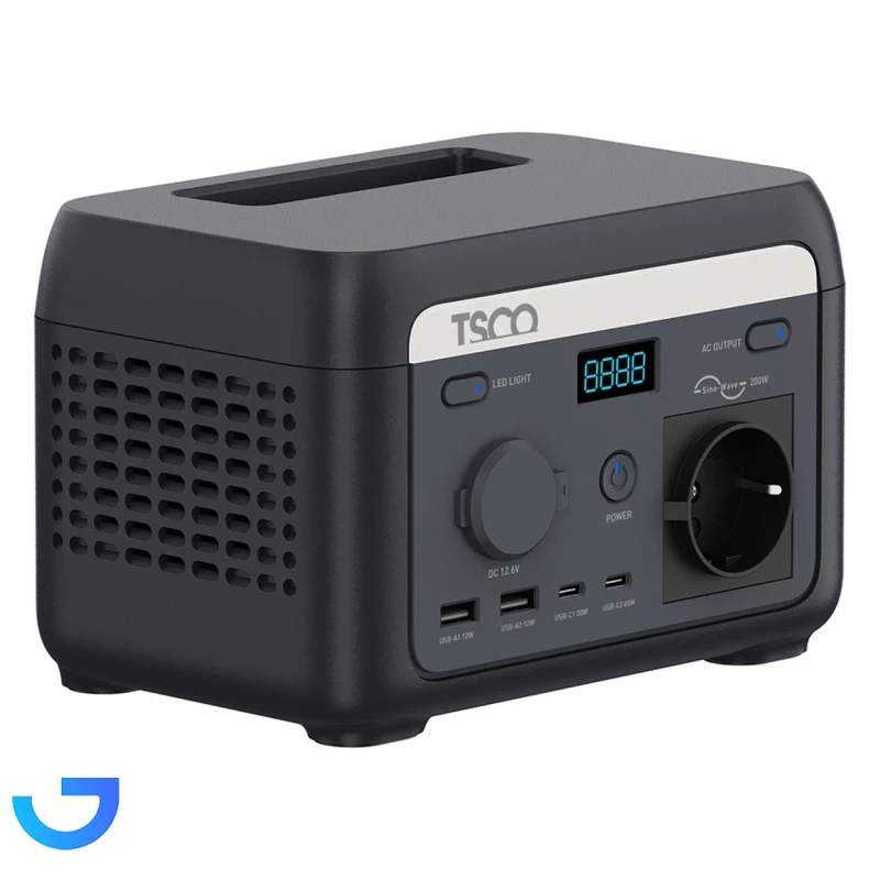 قیمت و خرید پاور استیشن 200 وات تسکو مدل TST 201 ظرفیت 32000 میلی آمپر ساعت | فروشگاه آریا