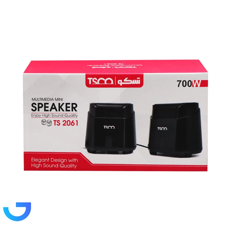 قیمت و خرید اسپیکر رومیزی (دسکتاپ) دو تکه تسکو مدل TS 2061 - USB با توان خروجی 6W | فروشگاه آریا