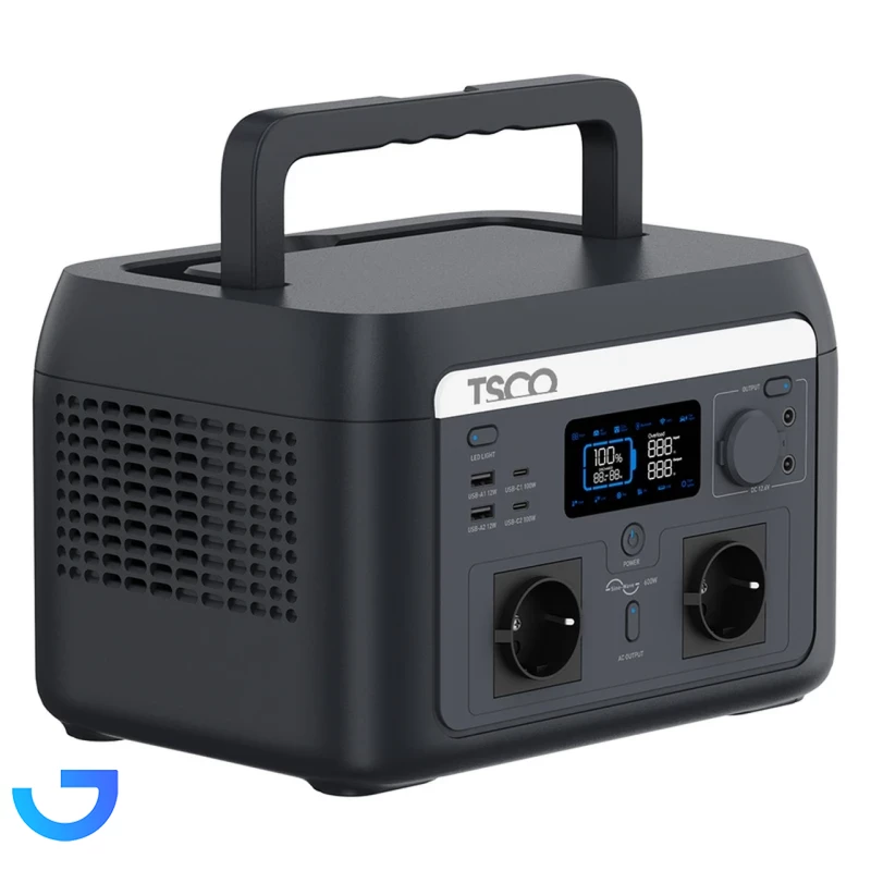 قیمت و خرید پاور استیشن تسکو 160000میلی آمپر مدل TST 601 600W | فروشگاه آریا