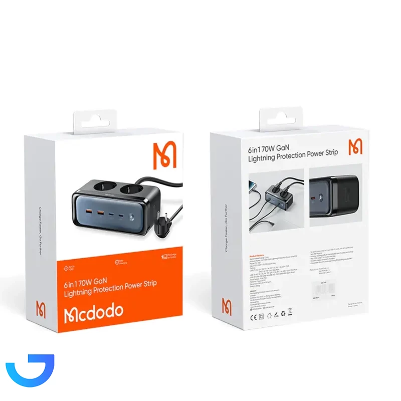 قیمت و خرید شارژر رومیزی و چندراهی برق Mcdodo مدل CH-461 70W | فروشگاه آریا