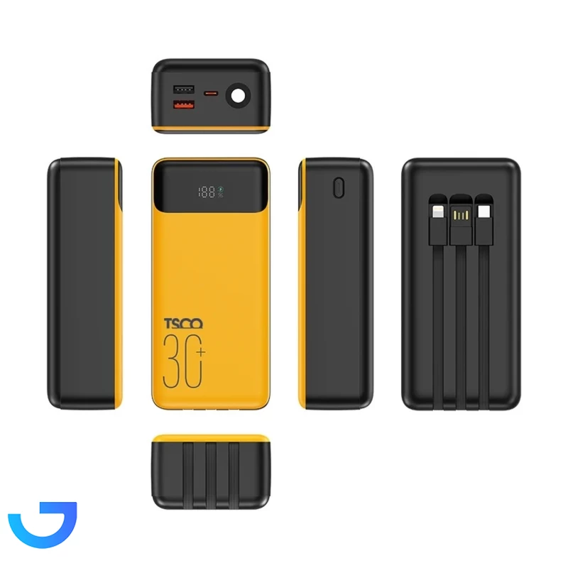 قیمت و خرید پاوربانک فست شارژ TSCO 30000mAh مدل TP 3001 22.5W | فروشگاه آریا