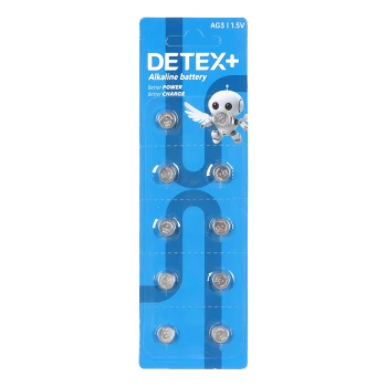 باتری ساعتی Detex+ Alkaline مدل AG3 (بسته 10 عددی) | فروشگاه آریا