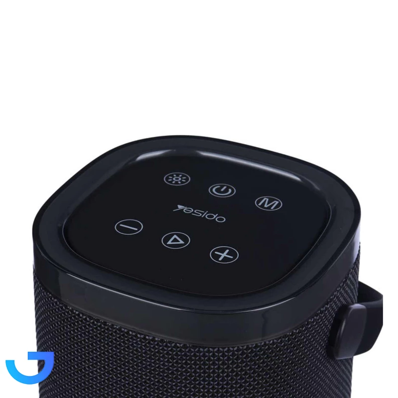 قیمت و خرید اسپیکر بی سیم شارژی 8 وات یسیدو مدل YSW25 دارای درگاه AUX و نورپردازی RGB | فروشگاه آریا
