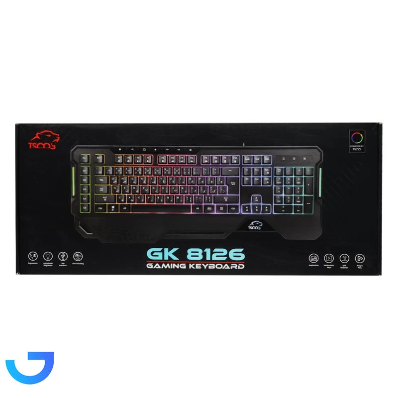 قیمت و خرید کیبورد باسیم گیمینگ تسکو مدل GK 8126 | فروشگاه آریا