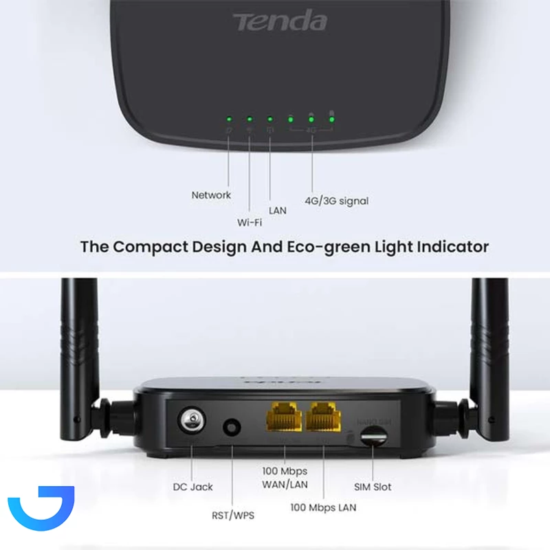 قیمت و خرید مودم روتر سیمکارتی 4G تندا مدل 4G03 pro | فروشگاه آریا